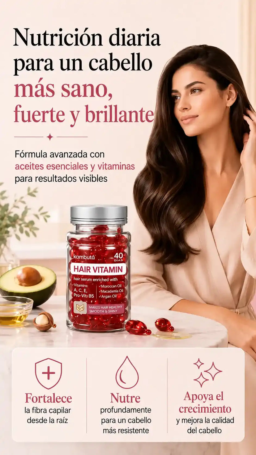 Hair Vitamin Capsulas para el crecimiento del cabello PPG