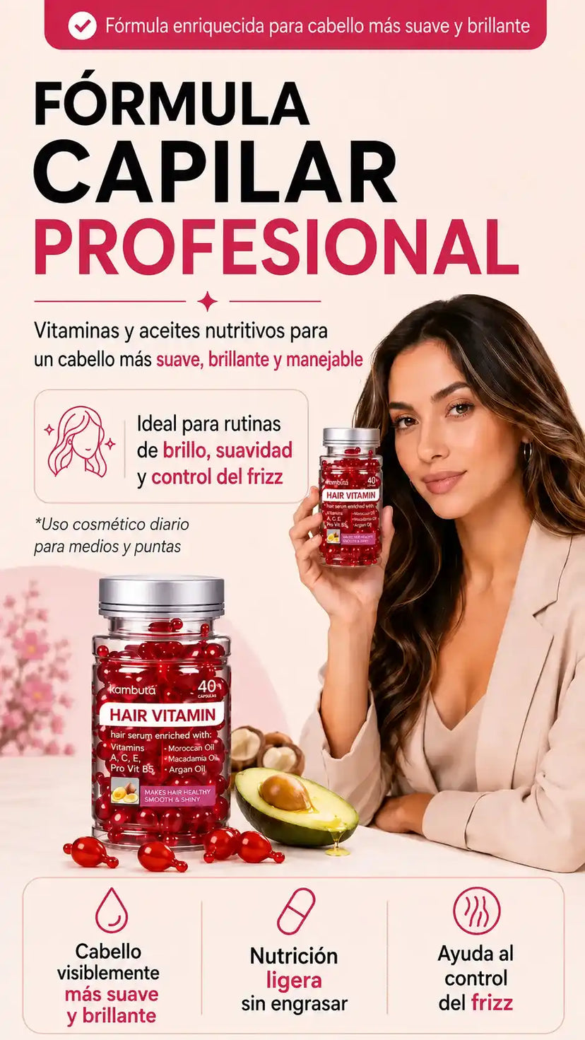 Hair Vitamin Capsulas para el crecimiento del cabello PPG